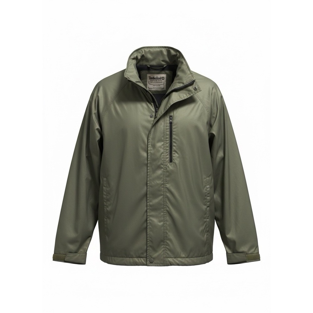 Vintage Timberland Stratham Issue Jacket Mens Medium Green Windbreaker T03885